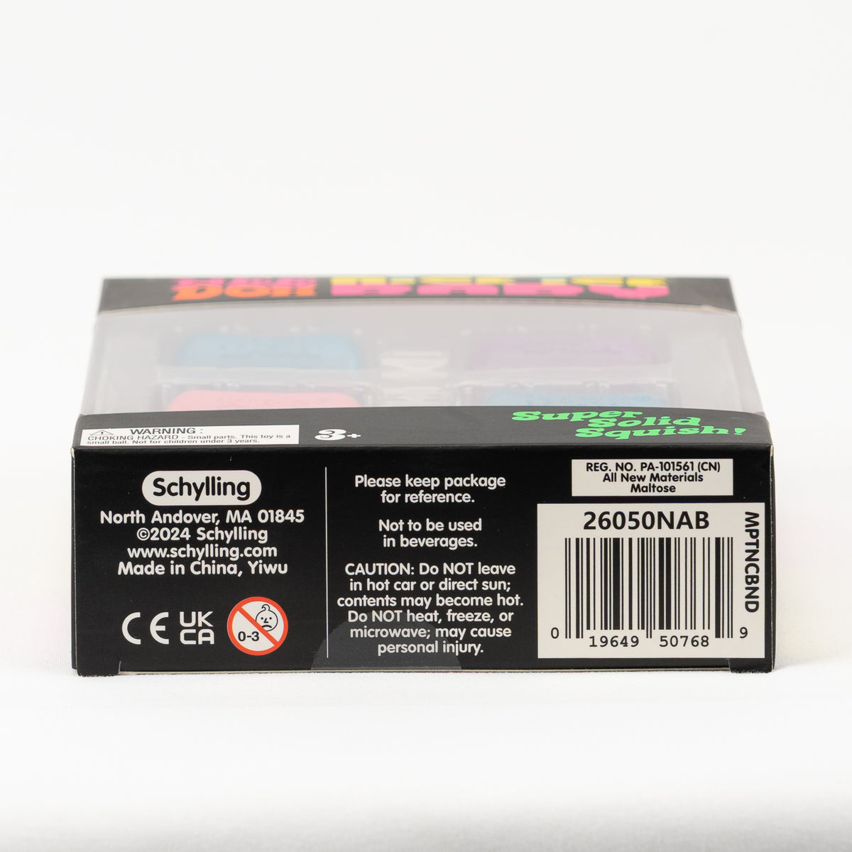 Nice Ice Baby - 4 Pack — packaging details; assortment example, color/style supplied based on availability