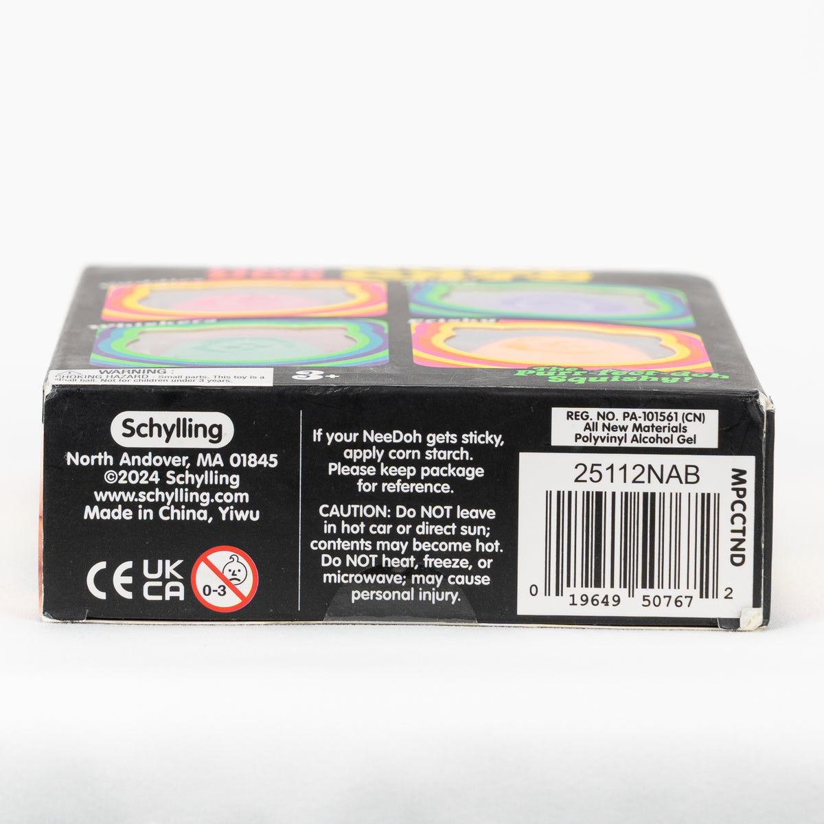 Teenie Cool Cats - 4 Pack — packaging details; assortment example, color/style supplied based on availability
