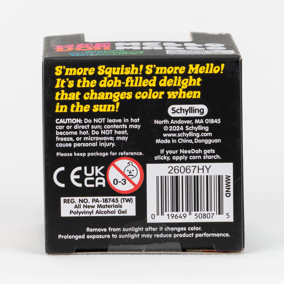 Mello Mallo - Yellow — packaging details; assortment example, color/style supplied based on availability