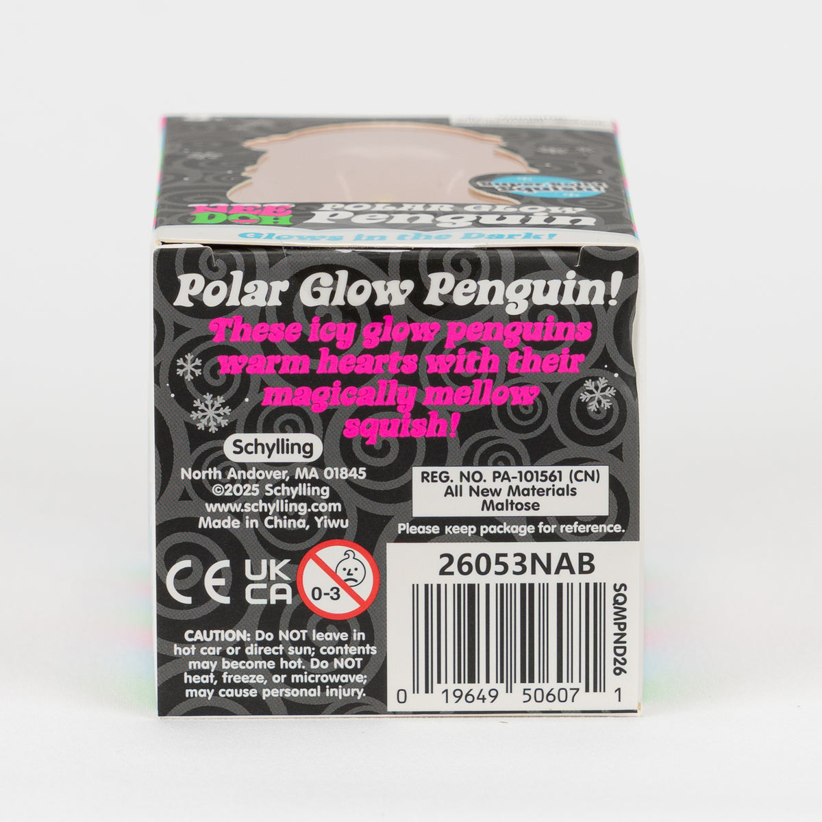 Polar Glow Penguin - Pink — packaging details; assortment example, color/style supplied based on availability