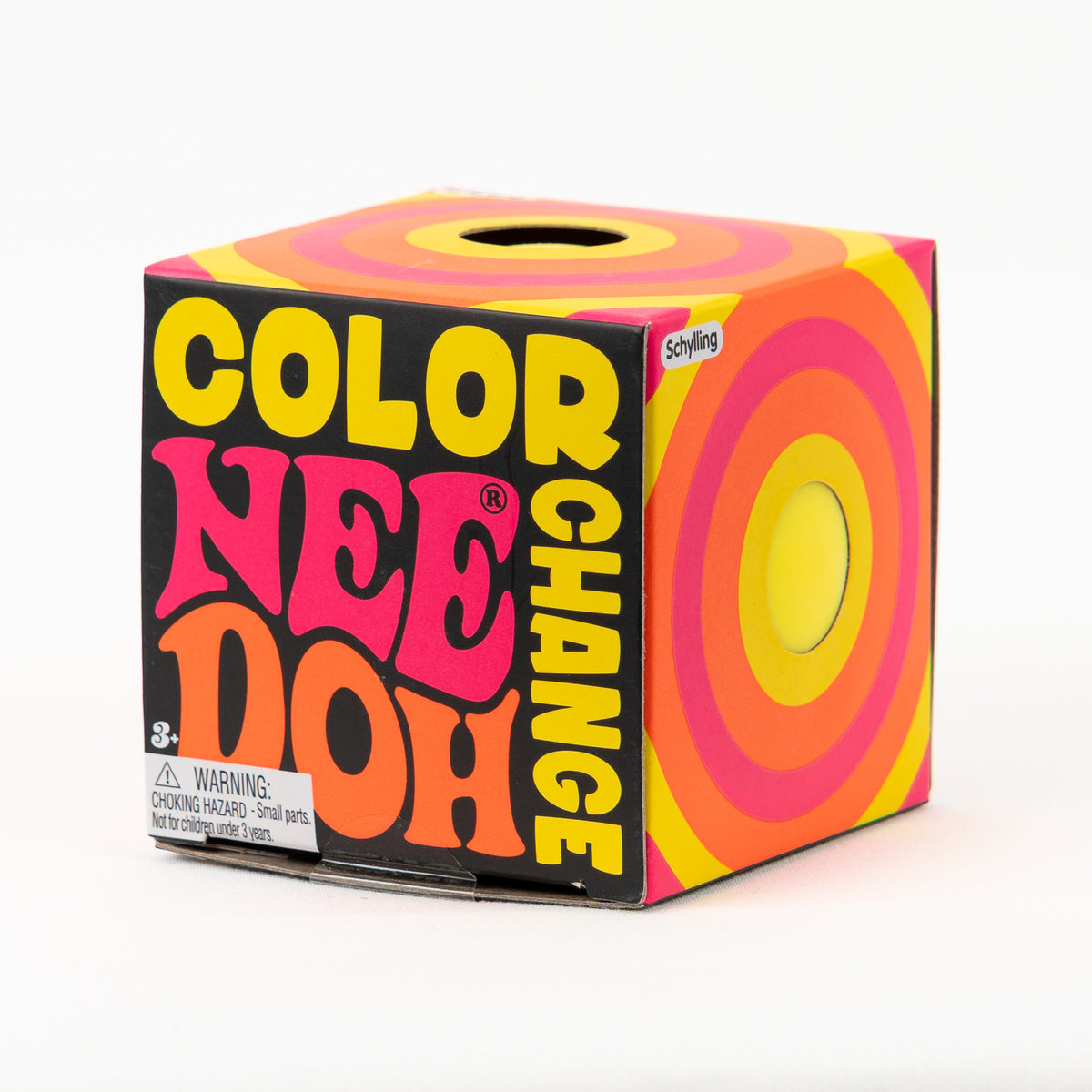 Color Change Ball - Yellow to Orange — product and retail packaging; assortment example, color/style supplied based on availability