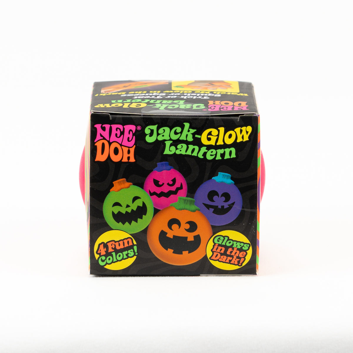 NeeDoh Jack-Glow Lantern, back panel with package artwork.