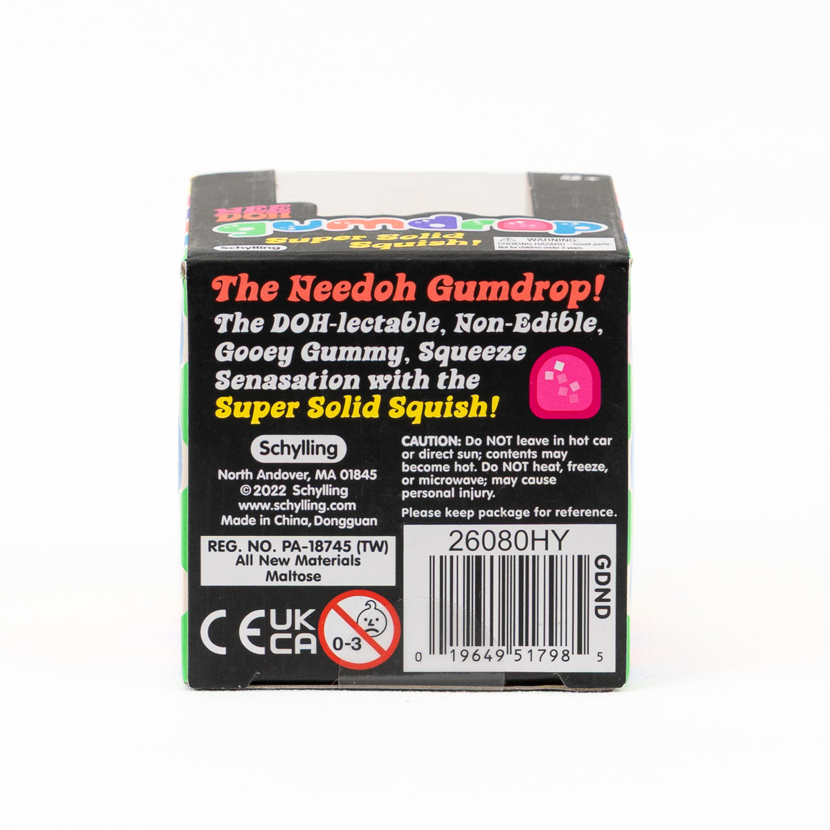 Gumdrop - Orange — packaging details; assortment example, color/style supplied based on availability