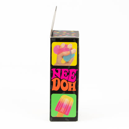 NeeDoh Nice-sicle, side of retail packaging.