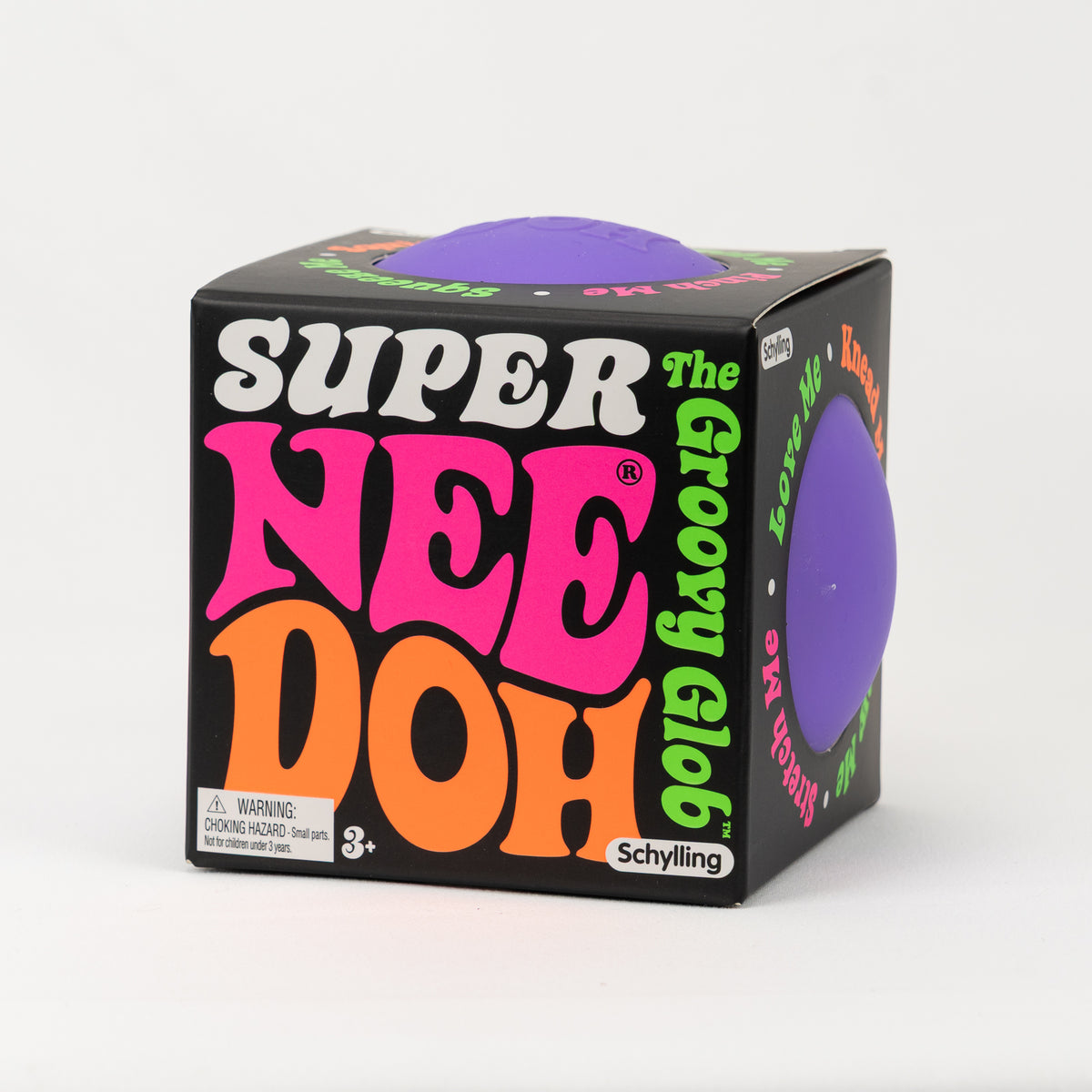 Super Groovy Glob XL - Purple — product and retail packaging; assortment example, color/style supplied based on availability