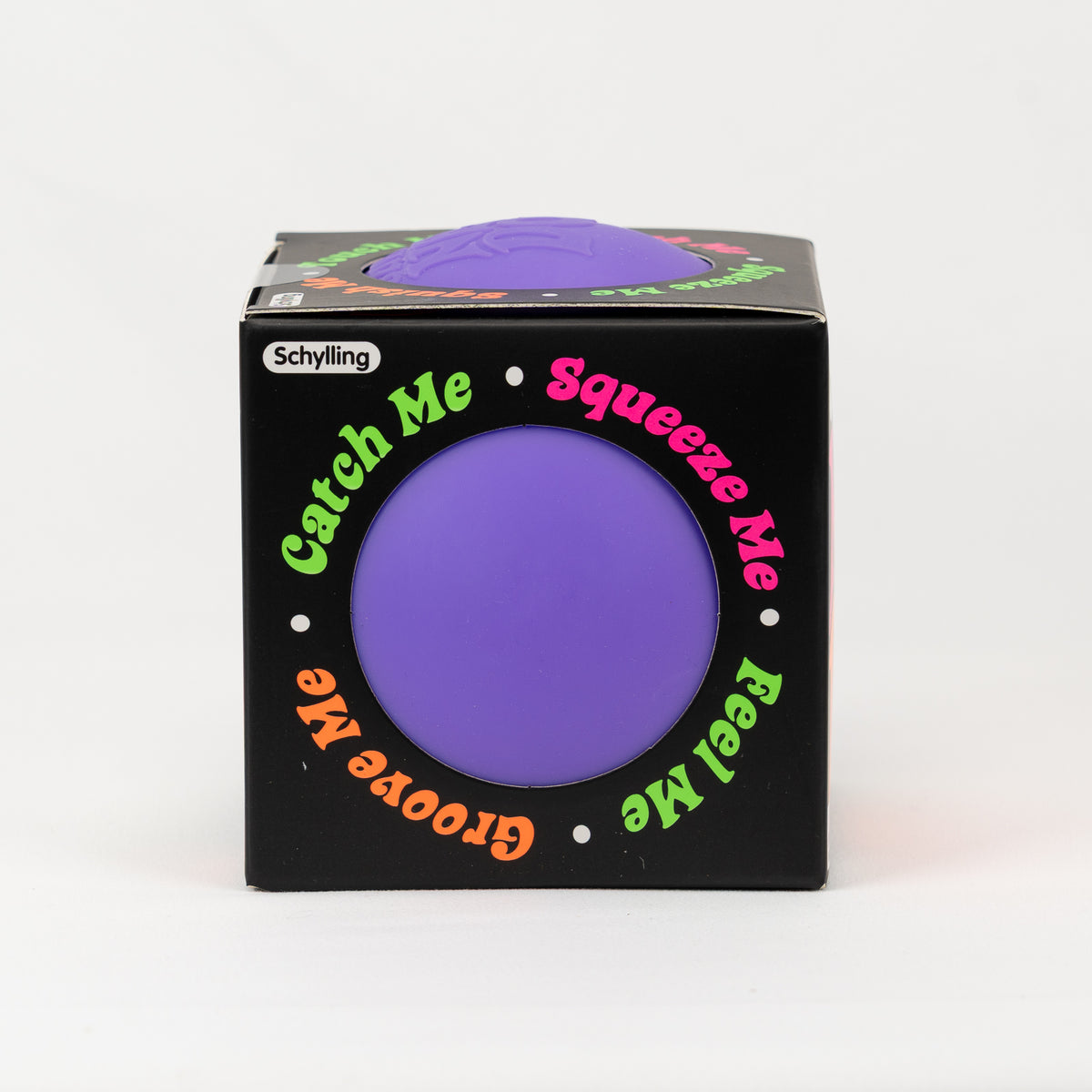 NeeDoh Super Groovy Glob XL - Purple, side package window.
