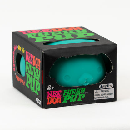 Funky Pup - Blue — product and retail packaging; assortment example, color/style supplied based on availability