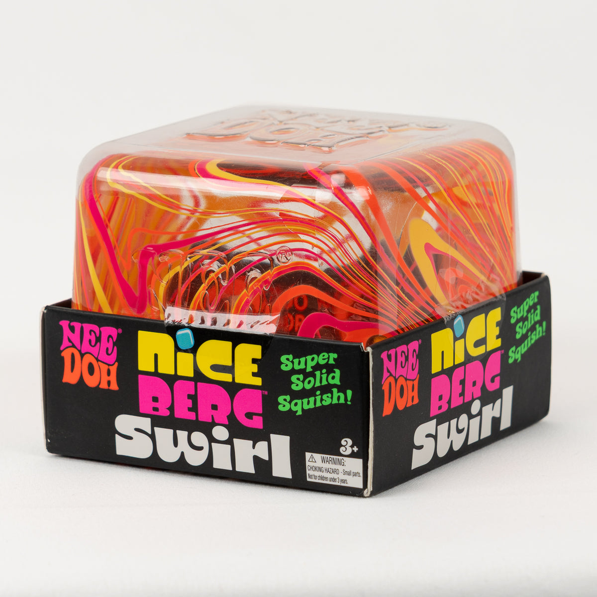 Nice Berg Swirl - Orange/Pink/Yellow — product and retail packaging; assortment example, color/style supplied based on availability