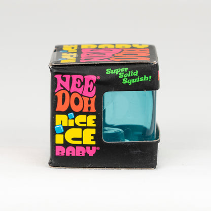 NeeDoh Nice Ice Baby, side of retail packaging.