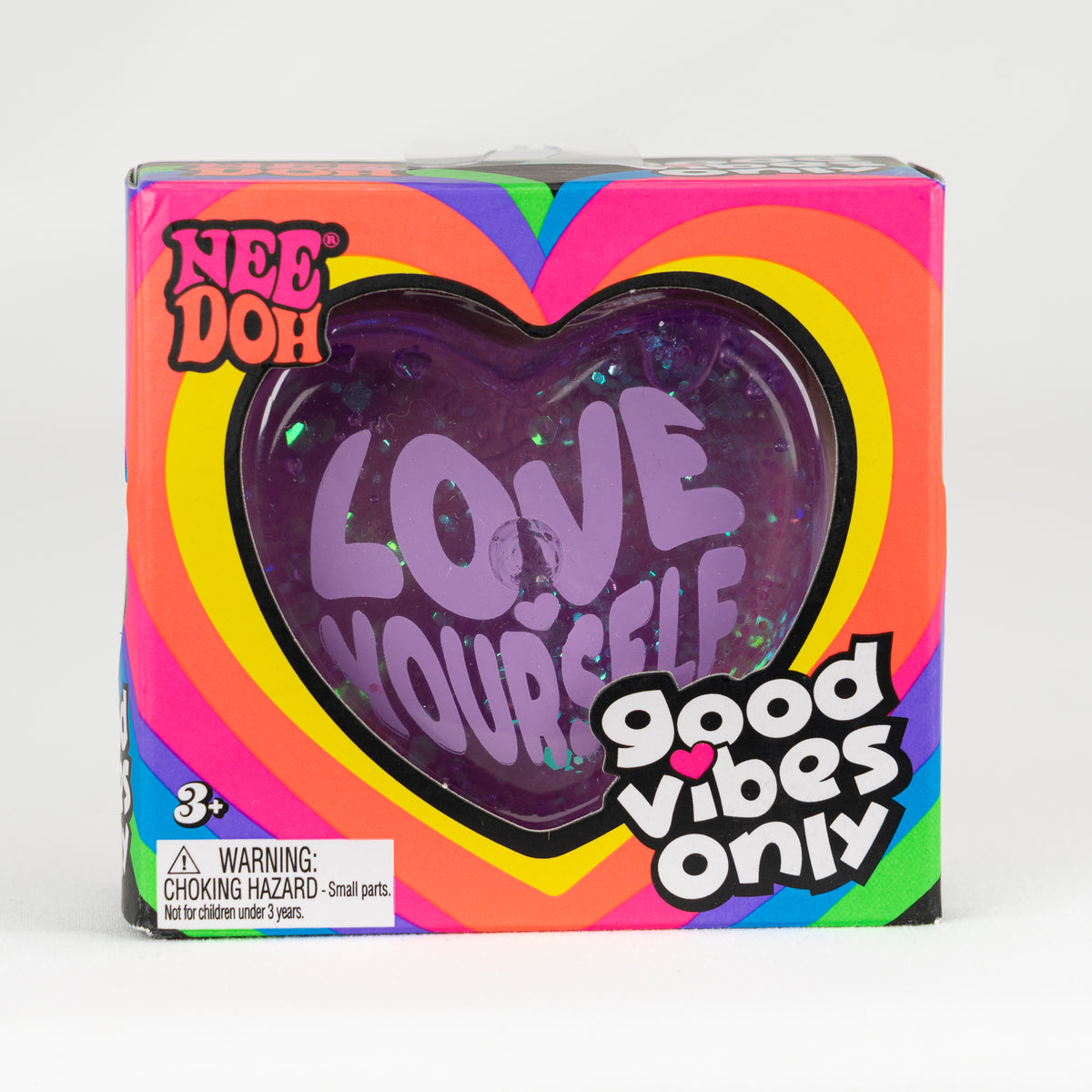 Good Vibes - Purple - Love Yourself — product and retail packaging; assortment example, color/style supplied based on availability