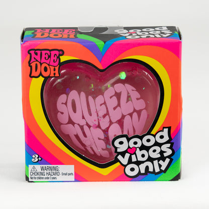 Good Vibes - Pink - Squeeze The Day — product and retail packaging; assortment example, color/style supplied based on availability