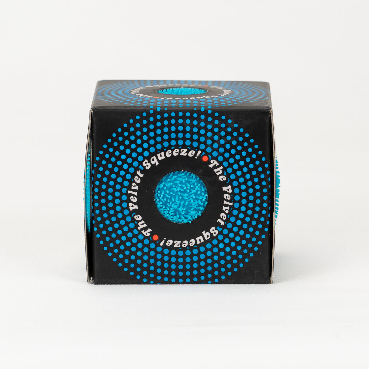 NeeDoh Fuzz Ball, opposite side of retail packaging.