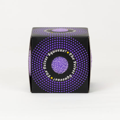 NeeDoh Fuzz Ball, opposite side of retail packaging.