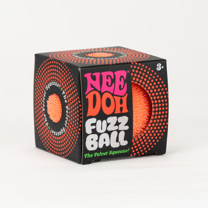 Fuzz Ball - Orange — product and retail packaging; assortment example, color/style supplied based on availability