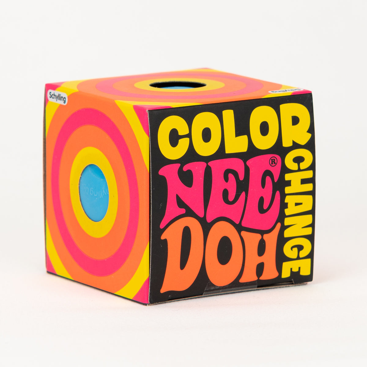Color Change Ball - Blue to Pink — product and retail packaging; assortment example, color/style supplied based on availability