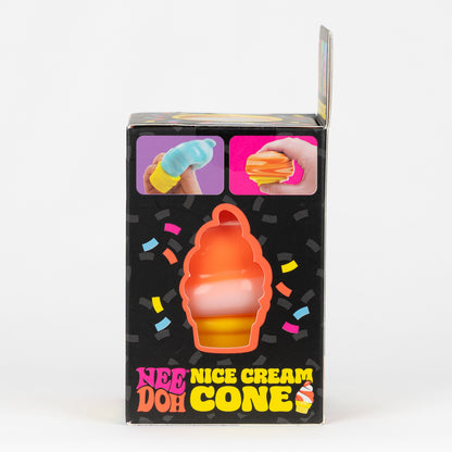 NeeDoh Nice Cream Cone, opposite side panel of retail packaging.