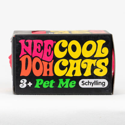 NeeDoh Cool Cats, back panel with package artwork.