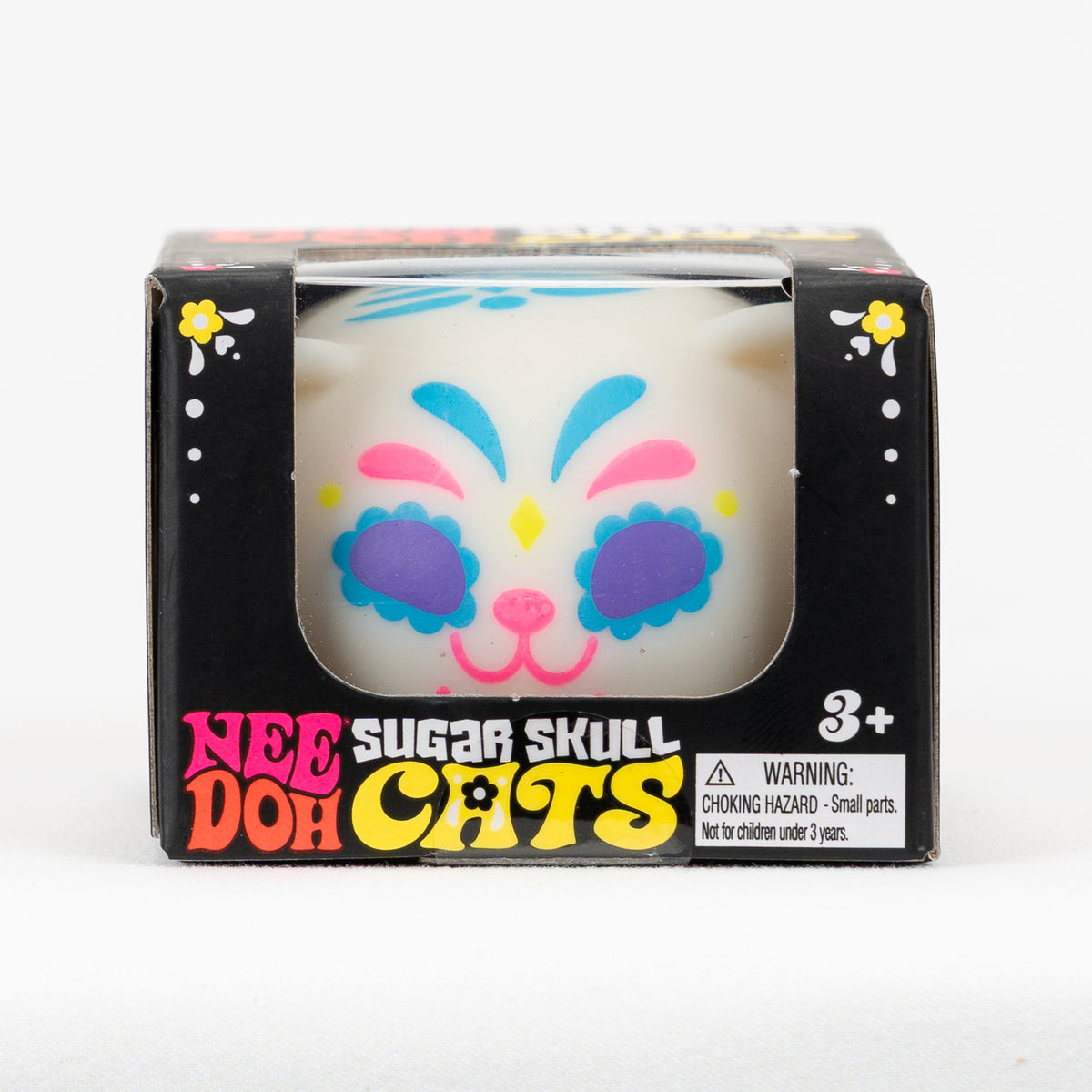 Sugar Skull Doh Cats - Blue — product and retail packaging; assortment example, color/style supplied based on availability