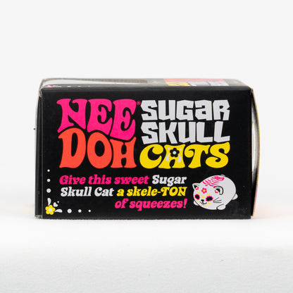 NeeDoh Sugar Skull Doh Cats, opposite side panel of retail packaging.