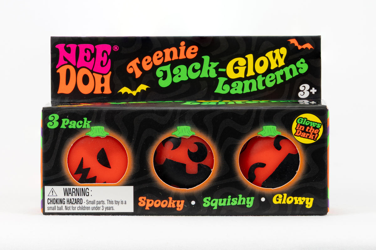 Teenie Jack-Glow Lanterns - 3 Pack — product and retail packaging; assortment example, color/style supplied based on availability
