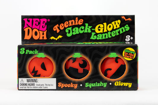 Teenie Jack-Glow Lanterns - 3 Pack — product and retail packaging; assortment example, color/style supplied based on availability