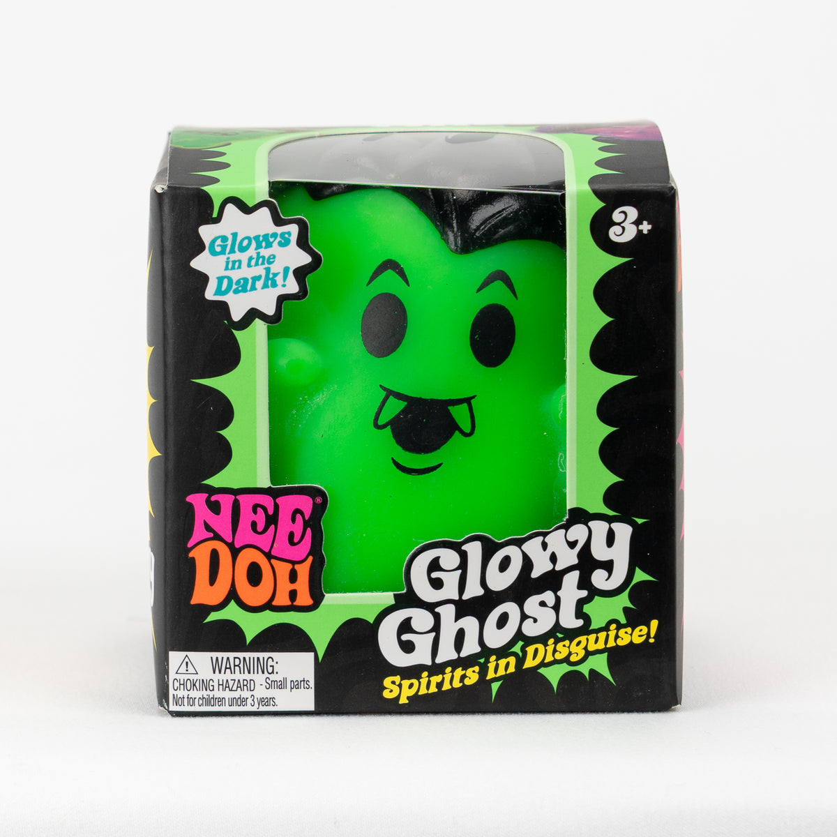 Glowy Ghost - Green Vampire — product and retail packaging; assortment example, color/style supplied based on availability