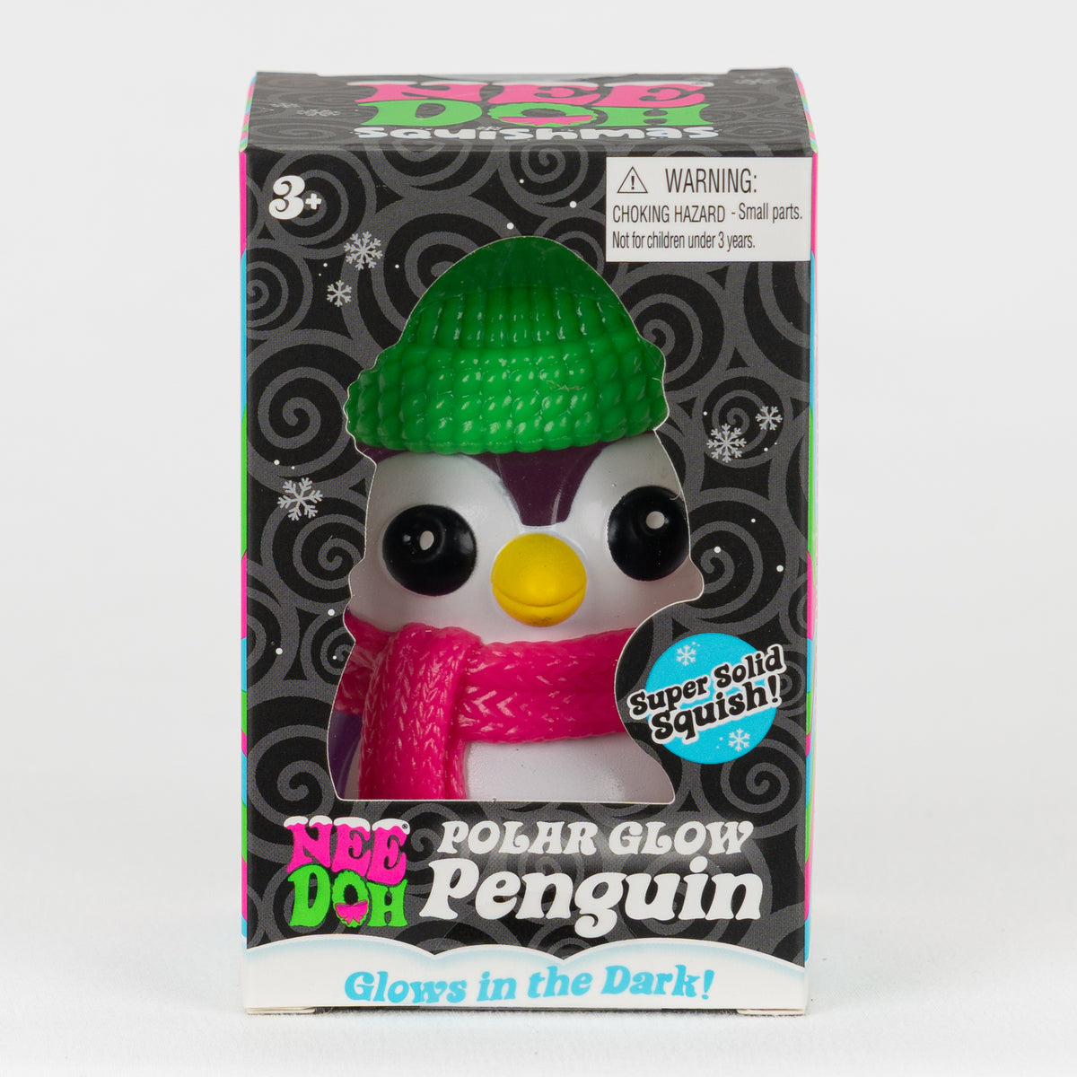 Polar Glow Penguin - Purple — product and retail packaging; assortment example, color/style supplied based on availability