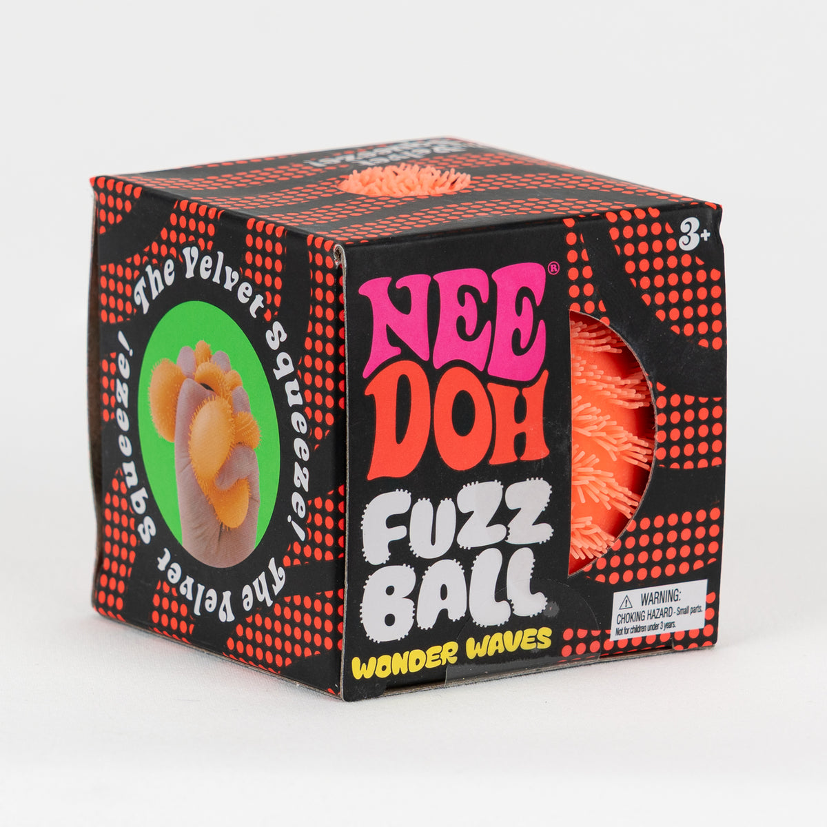 Fuzz Ball Wonder Waves - Orange — product and retail packaging; assortment example, color/style supplied based on availability