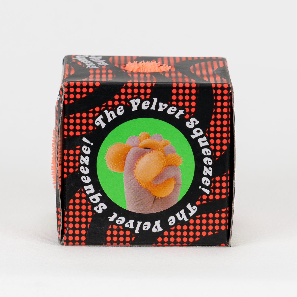 NeeDoh Fuzz Ball Wonder Waves, side panel with package artwork.