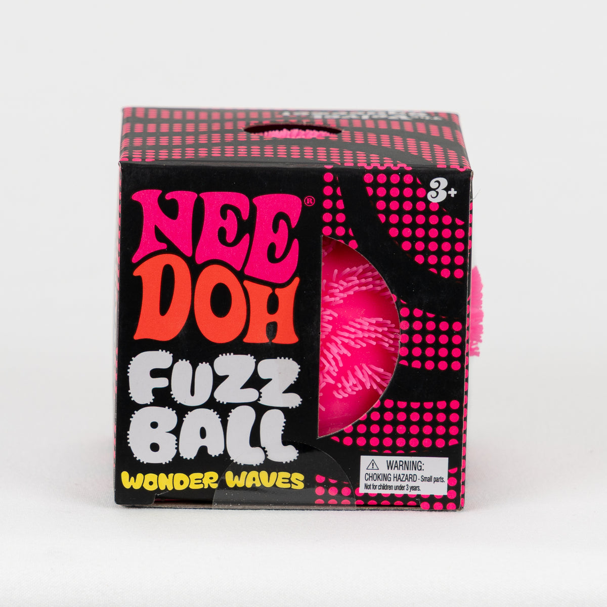 Fuzz Ball Wonder Waves - Pink — product and retail packaging; assortment example, color/style supplied based on availability