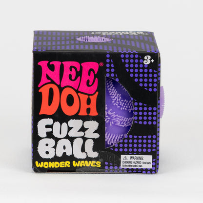 Fuzz Ball Wonder Waves - Purple — product and retail packaging; assortment example, color/style supplied based on availability