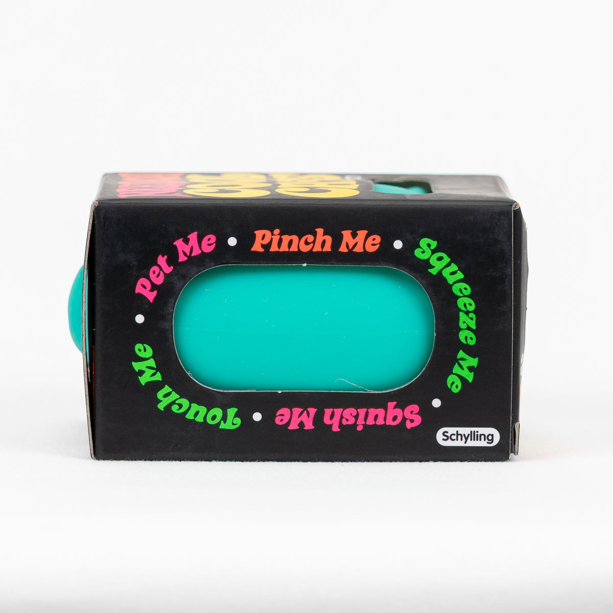 NeeDoh Cool Cats, side of retail packaging.