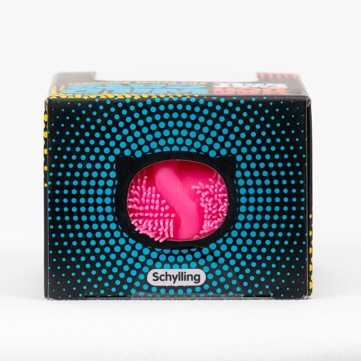 NeeDoh Fuzz Ball Wild Cats, back panel with package artwork.