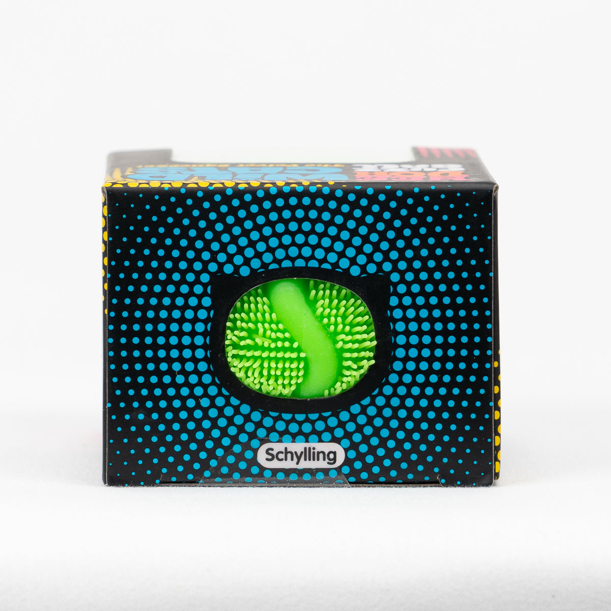 NeeDoh Fuzz Ball Wild Cats, back panel with package artwork.