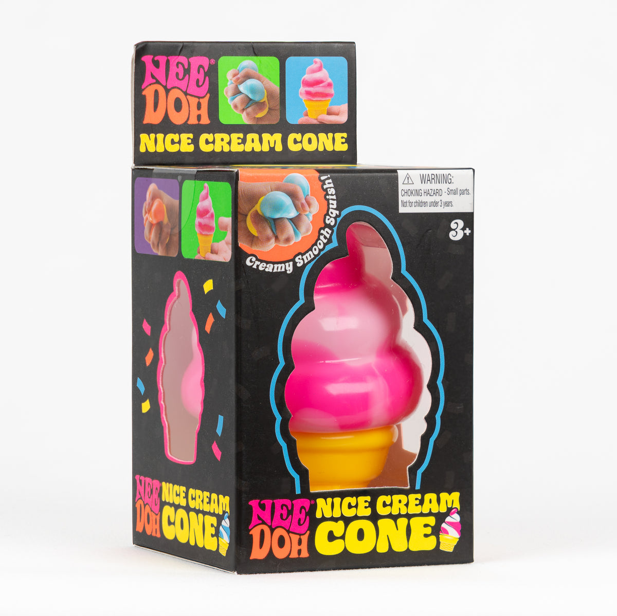 Nice Cream Cone - Pink — product and retail packaging; assortment example, color/style supplied based on availability