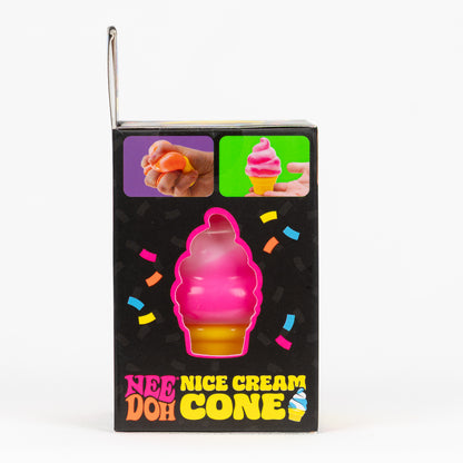 NeeDoh Nice Cream Cone, side panel of retail packaging.