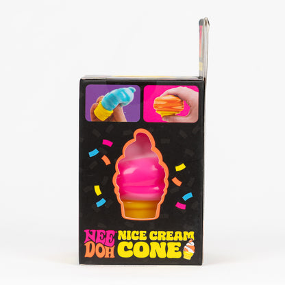 NeeDoh Nice Cream Cone, opposite side panel of retail packaging.