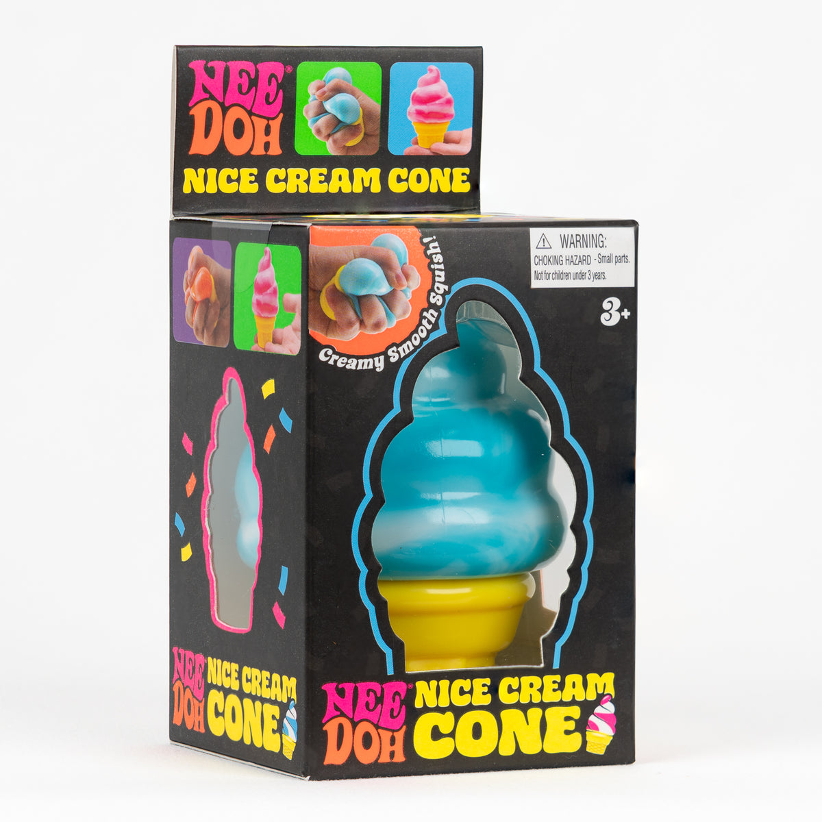 Nice Cream Cone - Blue — product and retail packaging; assortment example, color/style supplied based on availability