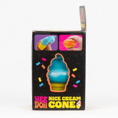 NeeDoh Nice Cream Cone, opposite side panel of retail packaging.