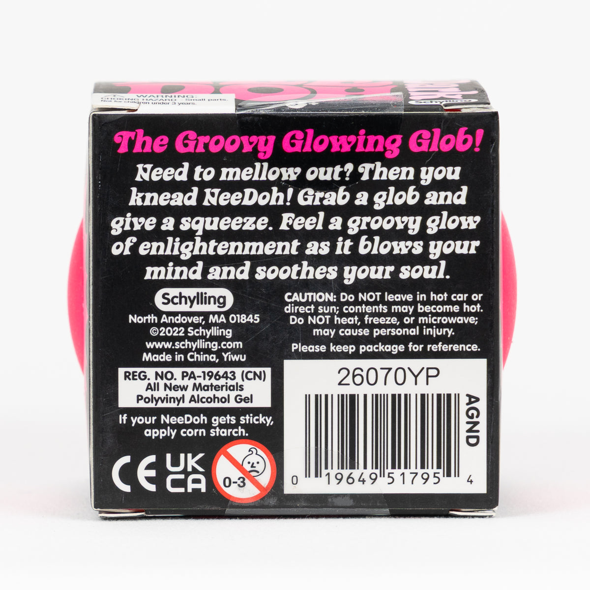 Glow in the Dark - Pink — packaging details; assortment example, color/style supplied based on availability