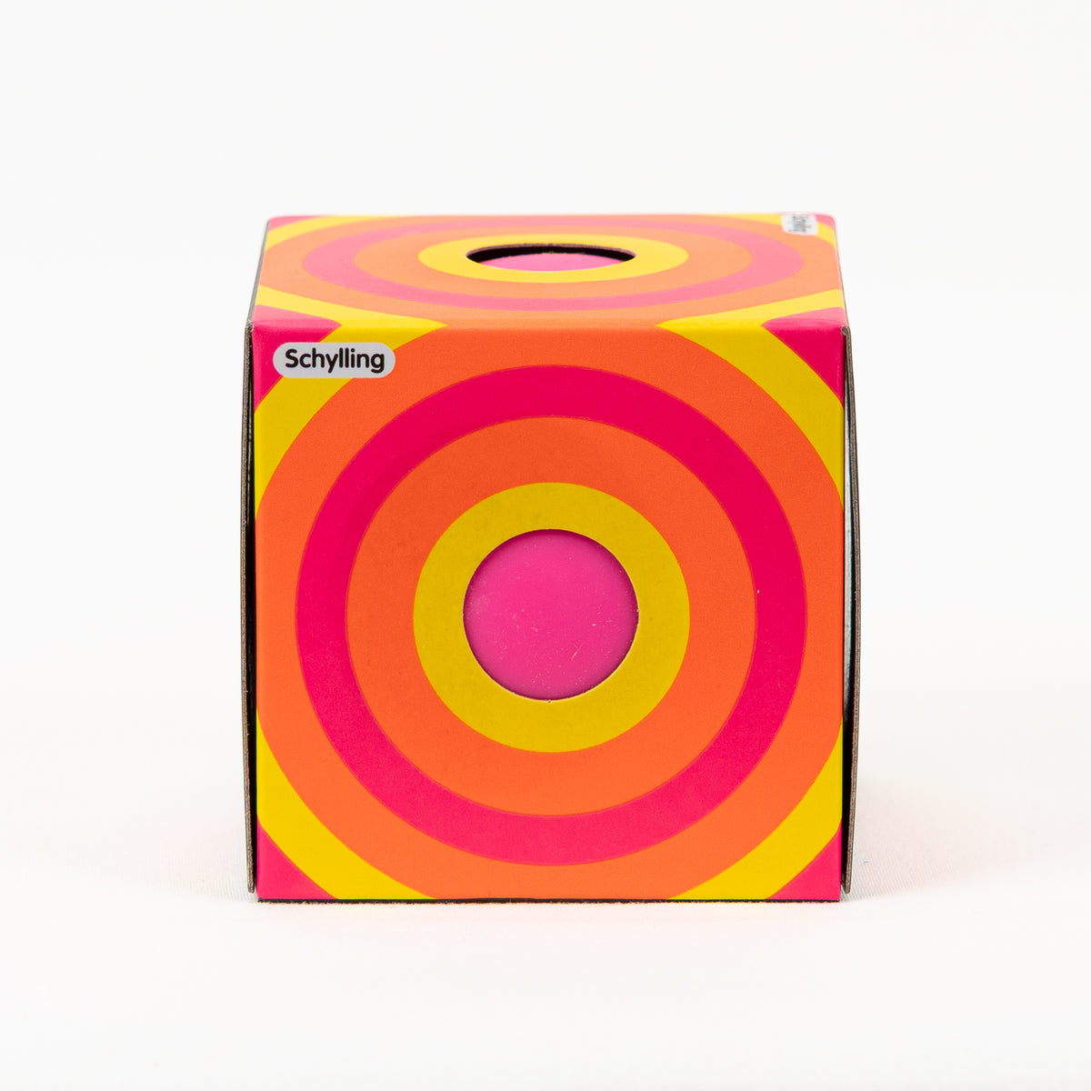 NeeDoh Color Change Ball - Pink to Purple, side package window.