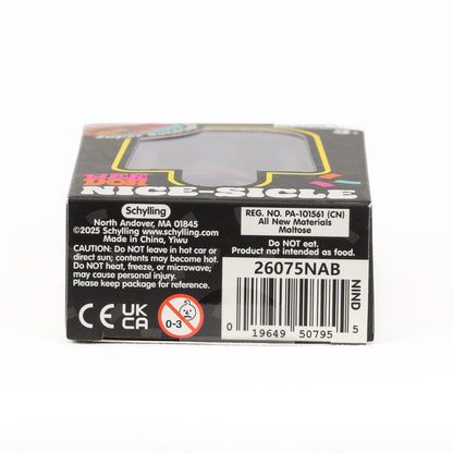 NeeDoh Nice-Sicle packaging label with product, safety and care information.